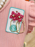 Taylor Shaye Jenna Pearl Hoop Earrings