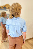 Velvet Heart Denim Top