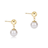 E Newton Ball Drop Stud Earrings Pearl Various