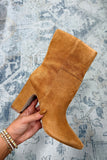 Matisse Celeste Heeled Boot Camel Suede