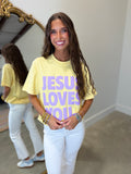 Jesus Loves You Tee Yellow