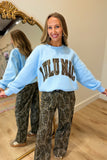 Lulu Mac Mossy Oak Sweatshirt Light Blue