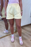 E SQUARED THE LABEL Short Yellow