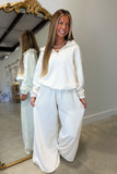 Cream Cloud Quarter Zip Set