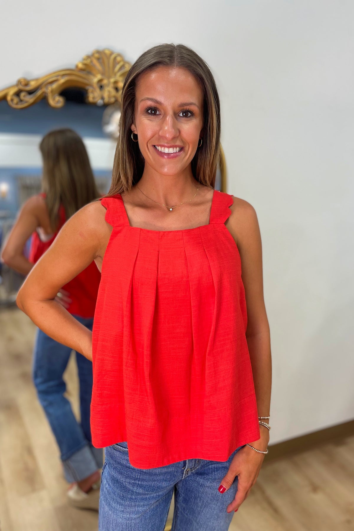 Summer Sass Top Red