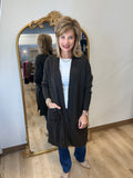 Renuar Knit Cardigan Sweater Black