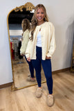 Lazy Days Oversized Cardigan Sweater Lemon