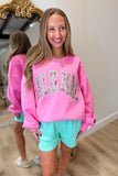 Lulu Mac Sweatshirt Bubblegum Camo