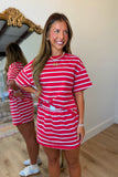 Together Forever Skort Set Red Blue
