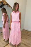 Blush Belle Eyelet Skirt Set