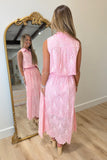 Blush Belle Eyelet Skirt Set