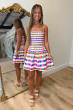 Colorburst Smocked Mini Dress RESTOCK