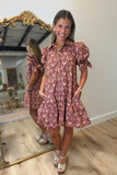 Darling Effect Dress Brown