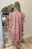 Darling Effect Dress Brown