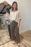 Saddle Up in Suede Top Khaki