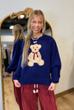 Beary Merry Sweater Navy