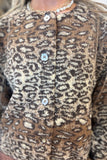 Leopard Luxe Cardigan Jacket