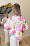 Bursting Bloom Blouse Pink