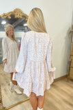 Golden Days Floral Dress Rose Beige