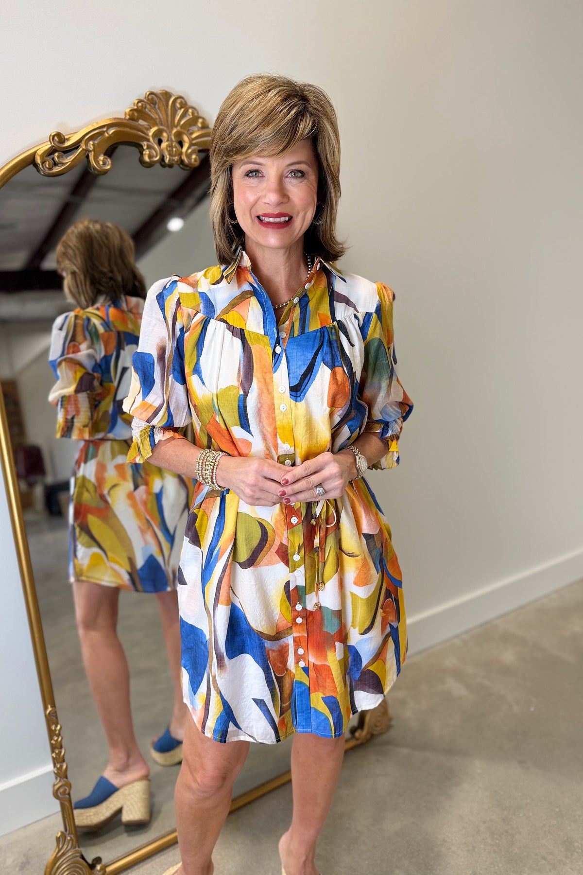 Papillon Shirt Dress Floral