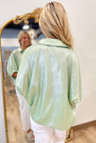 Sage Experiences Metallic Top