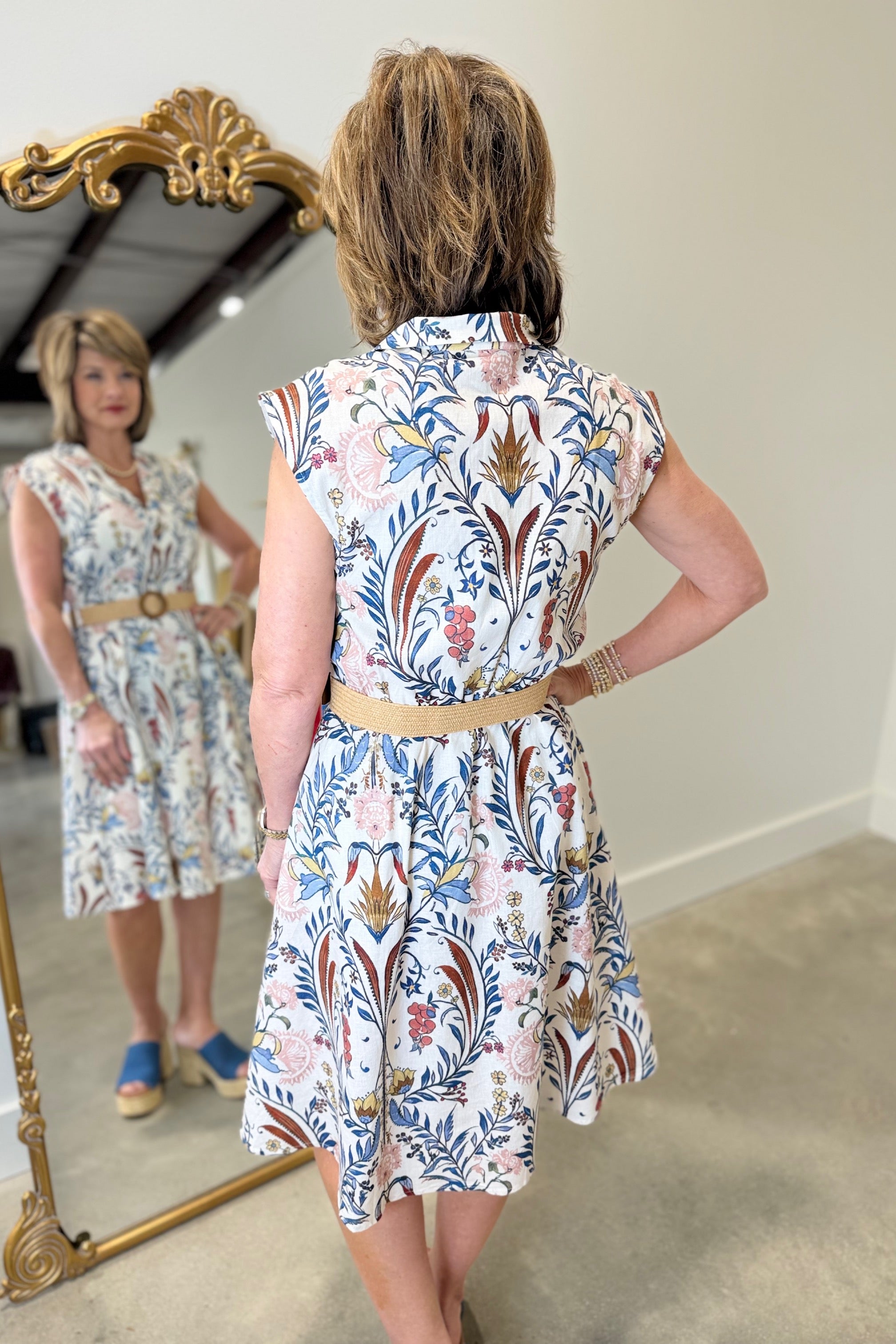 charlie b linen dress Charlie B Tahiti Linen Blend Dress