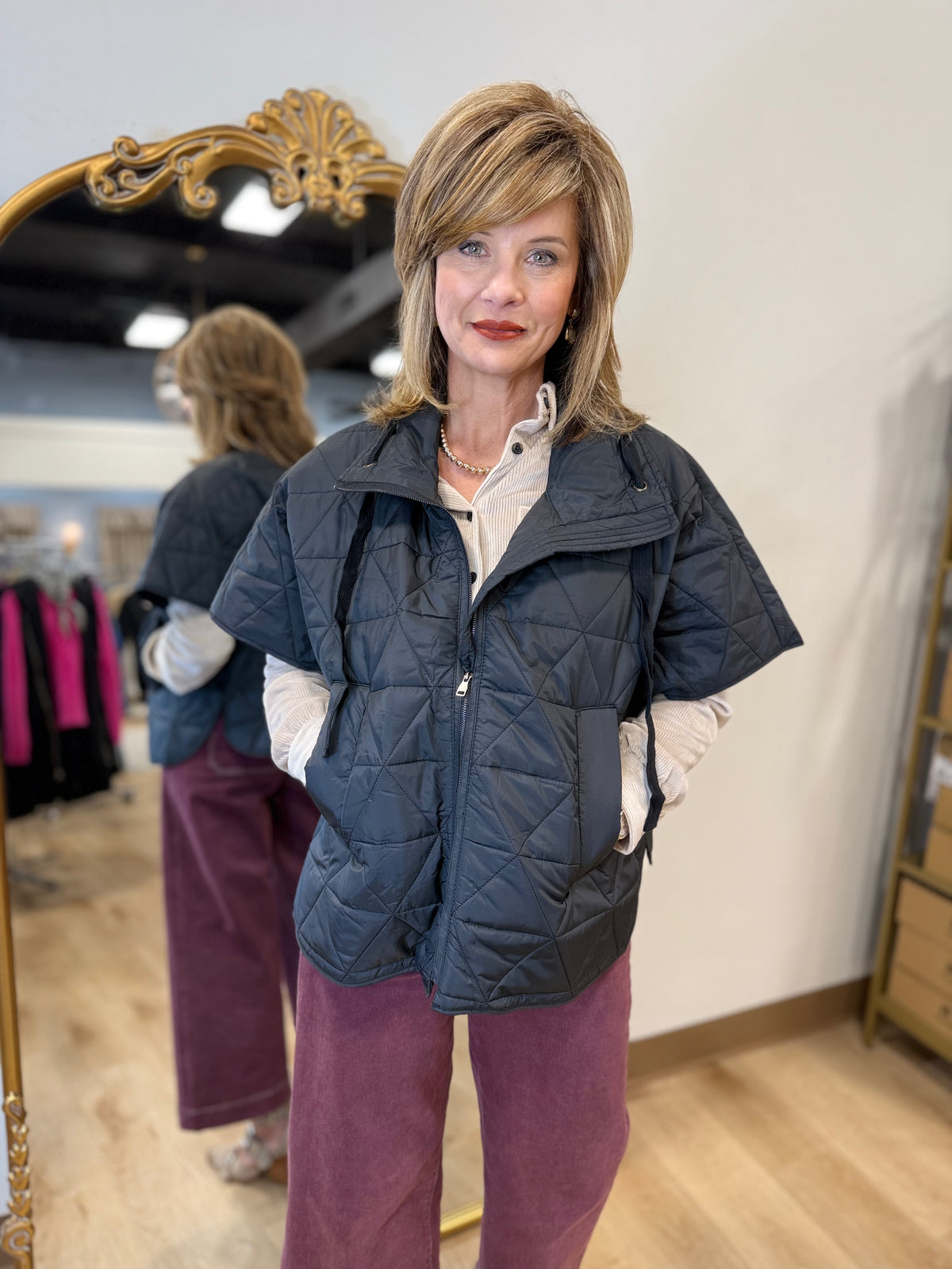 Joh Jamel Puffer Jacket Black