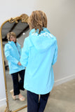 Renuar Rain Jacket Capri Blue