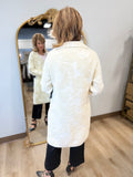 APNY Cozy Long Cardigan Coat Natural