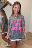 Love Like Jesus Mossy Oak Graphic Tee