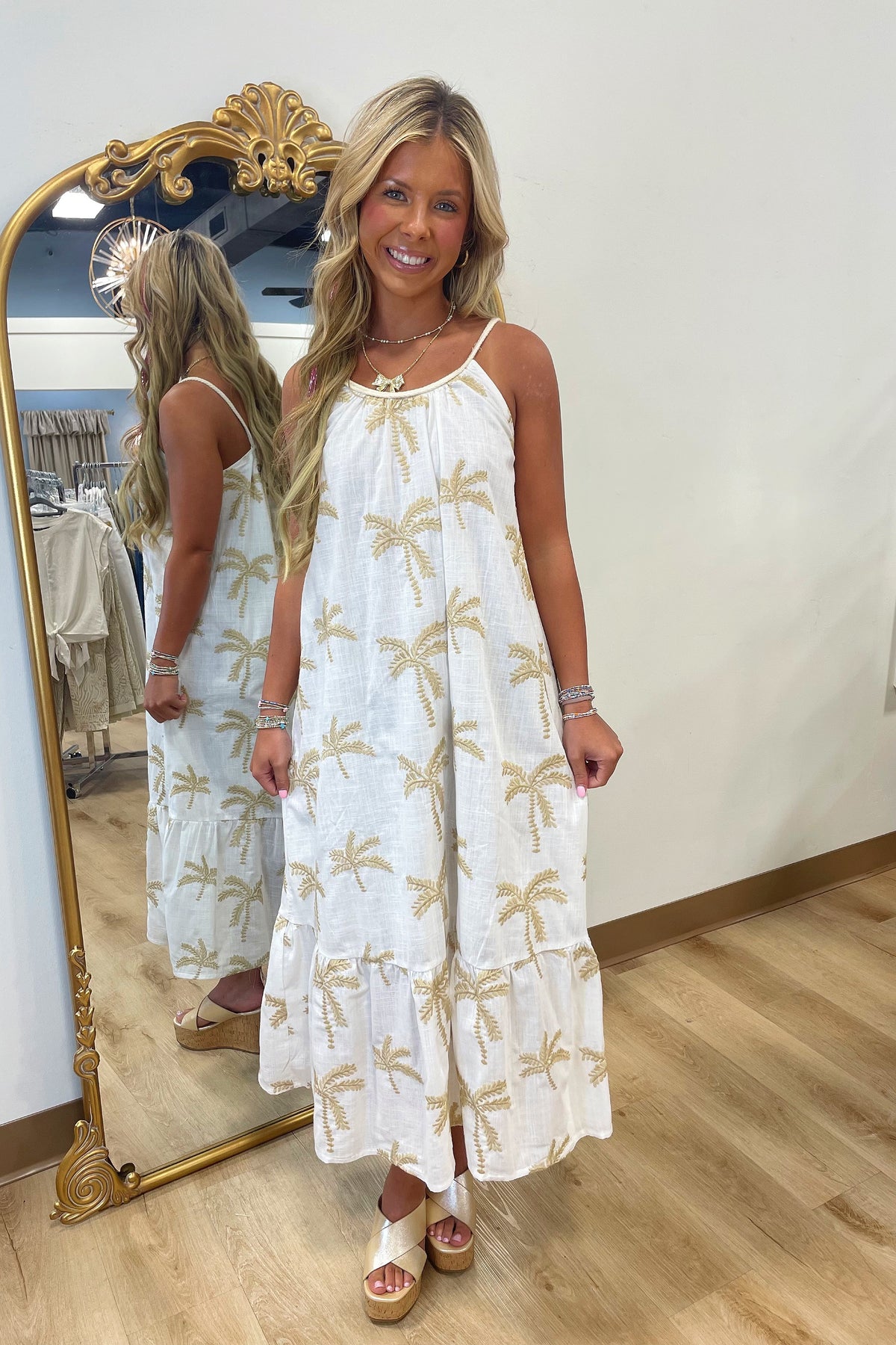 Palm Beach Resort Dress White