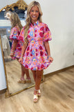 Savannah Flower Bubble Dress