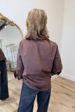 Foxcroft Catalina Blouse Chocolate