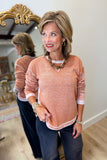 Charlie B Crew Neck Sweater Ginger