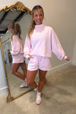 Lulu Mac Terrycloth Short Light Pink