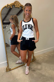 Lulu Mac Tank White w Black