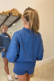 Lulu Mac Terrycloth Short Navy