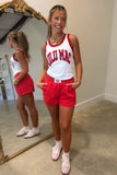 Lulu Mac Terrycloth Short Red