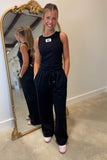 Lulu Mac Terrycloth Pant Black