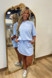 Must Have 2 Piece Short Set Blue