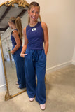 Lulu Mac Terrycloth Pant Navy