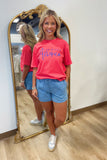 God Bless America Tee Red