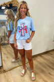 One Nation Tee Blue