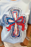 One Nation Tee Blue
