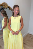 Carolina Gingham Top Yellow