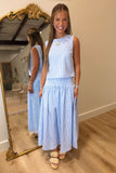 Carolina Gingham Top Blue