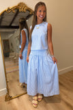 Carolina Gingham Top Blue
