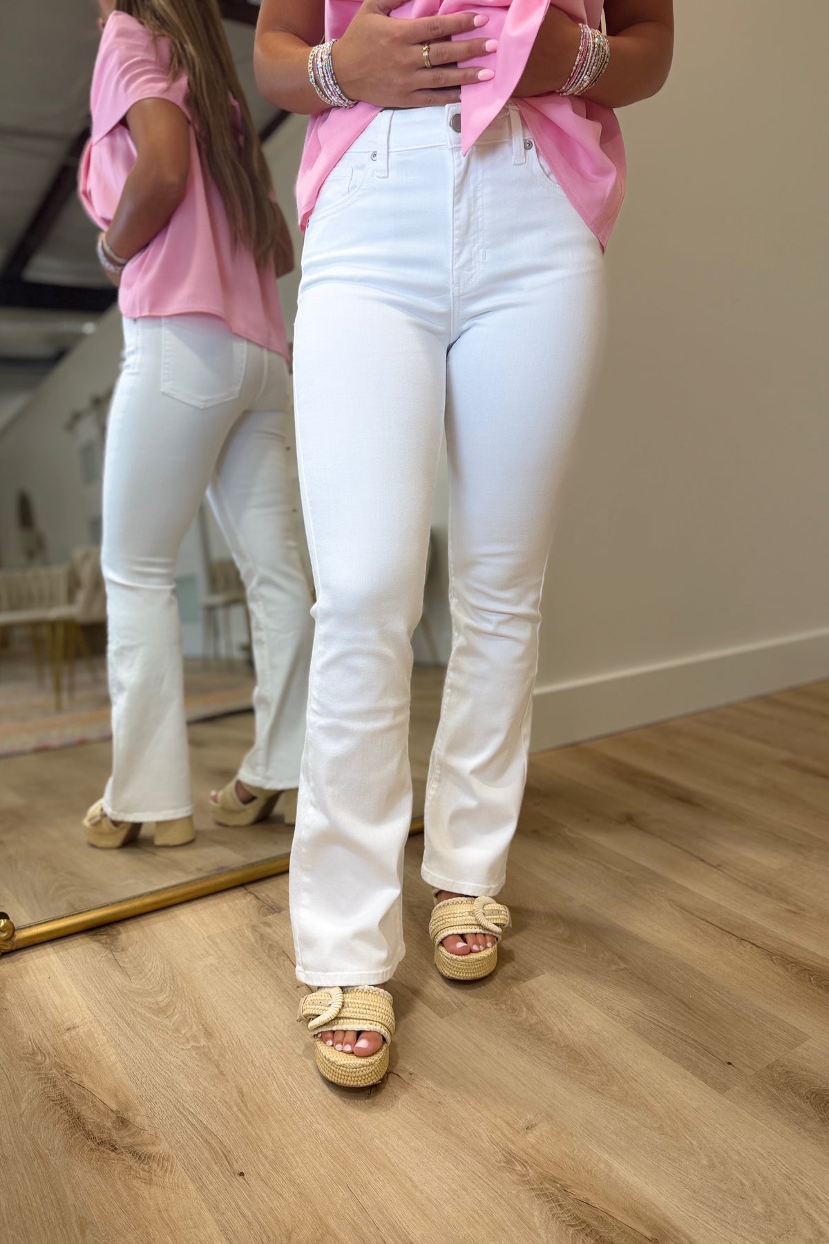 JBD Bootcut Jean White