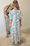Floral Paradise Midi Dress Multi
