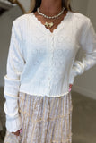 Ivory Hearts & Bows Sweater